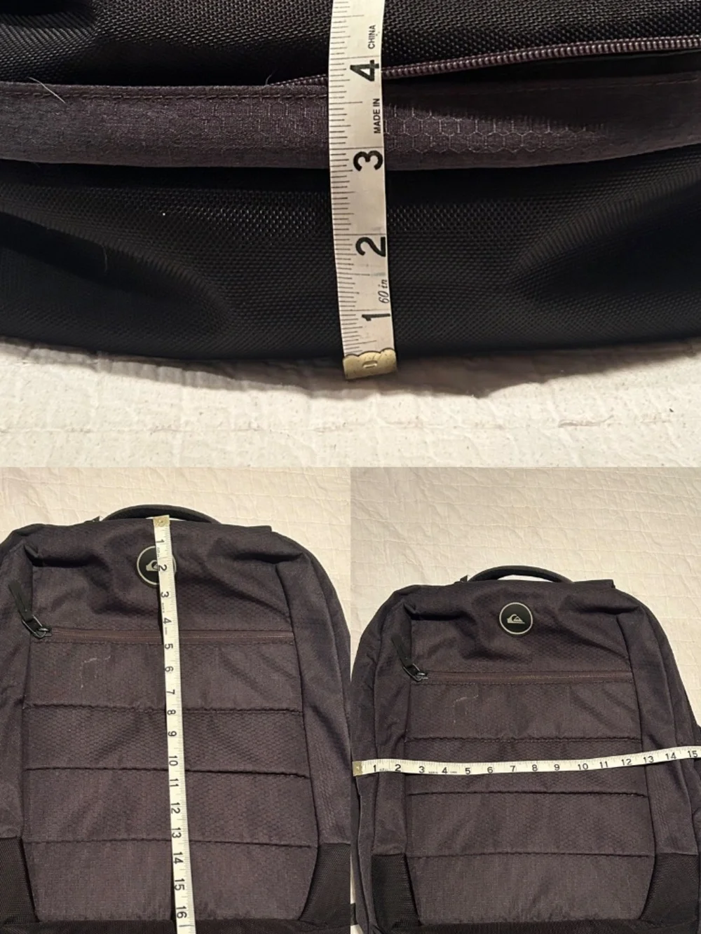 Black Quiksilver Travel Backpack